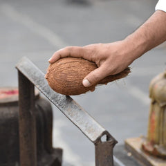 🥥 Coconut Breaking Ritual for Auspicious Beginnings